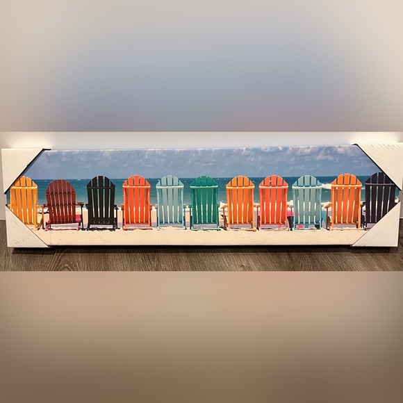 Other - Margaritaville Themed Colorful Adirondak Wall Hanging